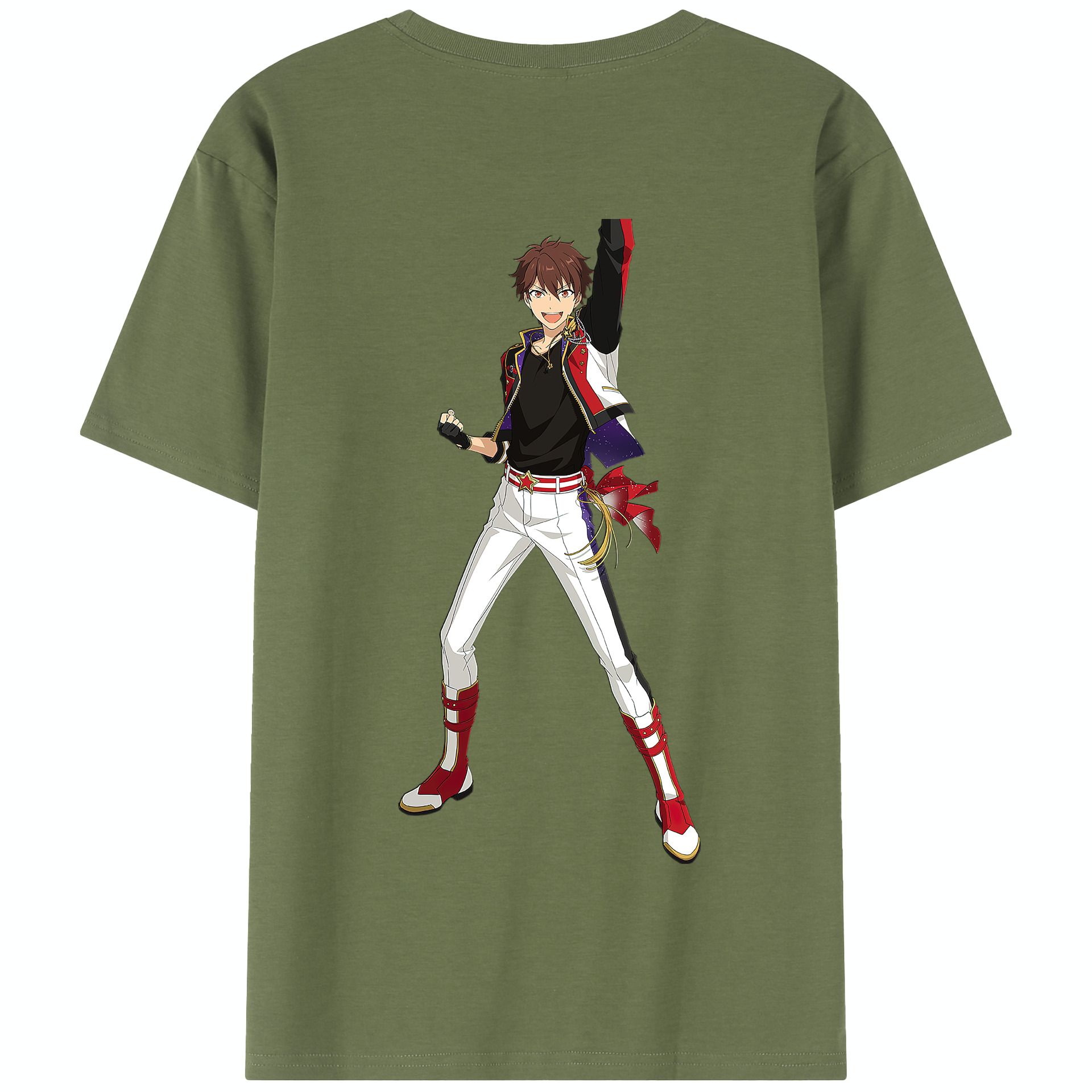（画像用） あんさんぶるスターズ! Ensemble Stars 綿100％半袖Tシャツ（背面プリント）